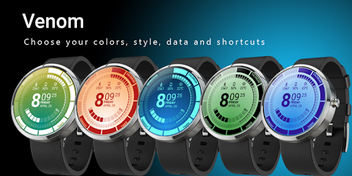 Venom Watch Face & Clock Widget for PC screenshot 2