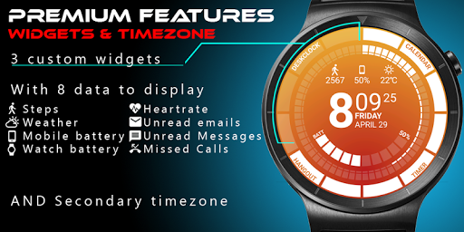 Venom Watch Face & Clock Widget for PC screenshot 3