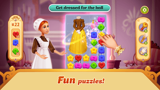 Storyngton Hall: Design Games, Match 3 in a Row for PC screenshot 2