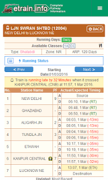 Indian Railways @etrain.info for PC screenshot 3