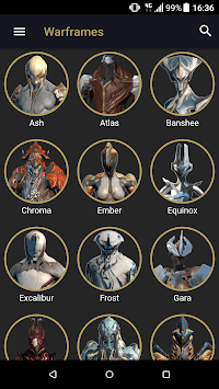 Warframe Codex - Offline Wiki for PC screenshot 1