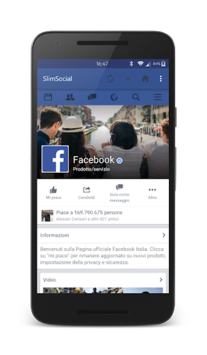 SlimSocial for Facebook for PC screenshot 1