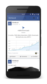 SlimSocial for Facebook for PC screenshot 2