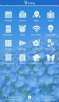 Beautiful Wallpaper Nemophila Field Theme for PC screenshot 2