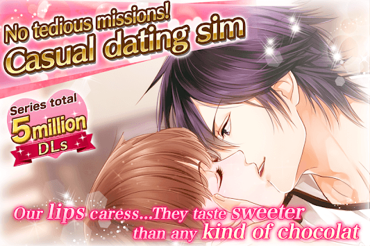Otome games visual novels: Chocolate Temptation for PC screenshot 1
