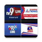 Kannada News Live - TV9, Public TV, Suvarna News APK