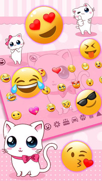 Cute Kawaii Cat Theme Keyboard for PC screenshot 3