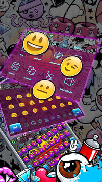 Graffiti Street Keyboard Theme for PC screenshot 3