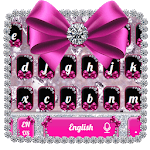 Diamond Bowknot Glitter Keyboard Theme APK