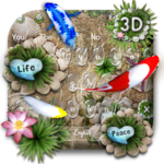 Koi Fish 3D Keyboard Theme With Animation 🐟 APK