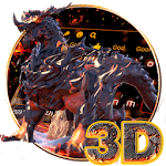 3D Lava Fire Dragon Keyboard Theme APK