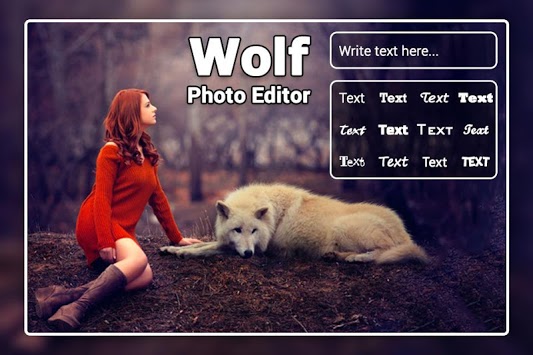 Wolf Photo Editor - Wolf Photo Frame for PC screenshot 1
