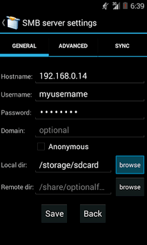 AndSMB (samba client) for PC screenshot 2