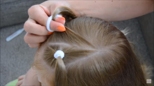 Hairstyles for children step by step on short hair for PC screenshot 2