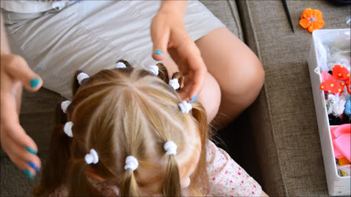 Hairstyles for children step by step on short hair for PC screenshot 3