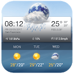 Skull Clock Weather Widget APK