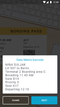 PDF417 barcode scanner for PC screenshot 2