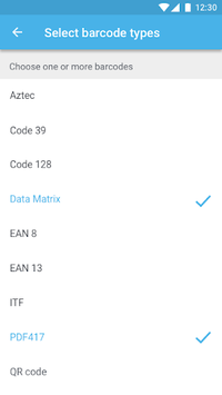 PDF417 barcode scanner for PC screenshot 3