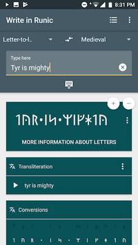 Write in Runic: Rune Writer & Keyboard for PC screenshot 1
