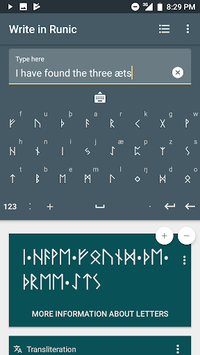 Write in Runic: Rune Writer & Keyboard for PC screenshot 2