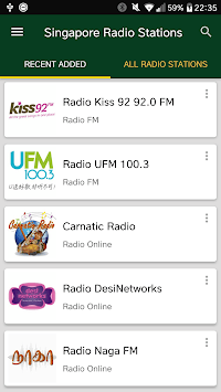 Singapore Radio Stations for PC screenshot 1