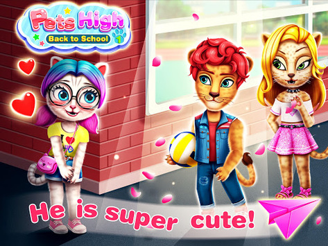 Pets High1-Nerdy Girl Love Story in High School for PC screenshot 1