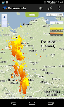 Burzowo.info (lightning map) for PC screenshot 1