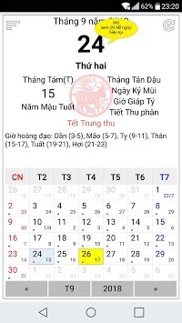 Vietnamese lunar calendar for PC screenshot 2