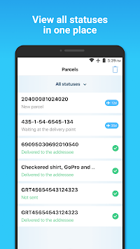 pkge.net - Package tracking for PC screenshot 2