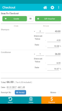 TapPOS Inventory Sales Free for PC screenshot 3