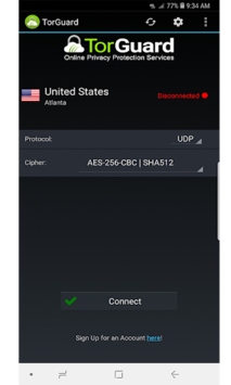 TorGuard VPN for PC screenshot 1