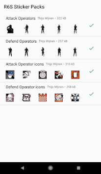 Rainbow 6 Siege Stickers for Whatsapp for PC screenshot 1