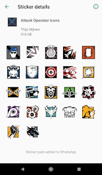 Rainbow 6 Siege Stickers for Whatsapp for PC screenshot 2