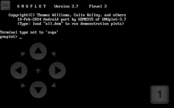 GNUplot37 GNUplot for Android for PC screenshot 1