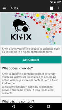 Kiwix, Wikipedia offline for PC screenshot 1