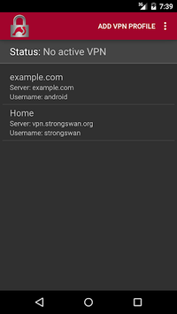 strongSwan VPN Client for PC screenshot 1