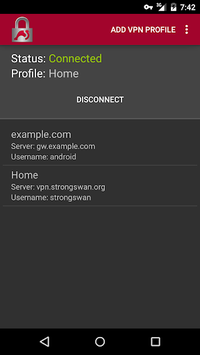 strongSwan VPN Client for PC screenshot 3