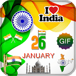 Republic Day GIF 2018 - 26 January GIF Wishes, SMS APK