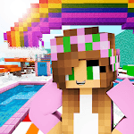 Pink World Minecraft Game for Girls for PC
