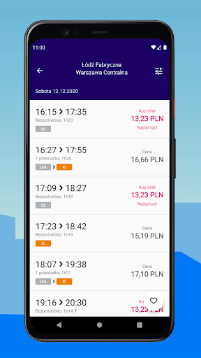 KOLEO - PKP (Polish Railways) timetable for PC screenshot 2