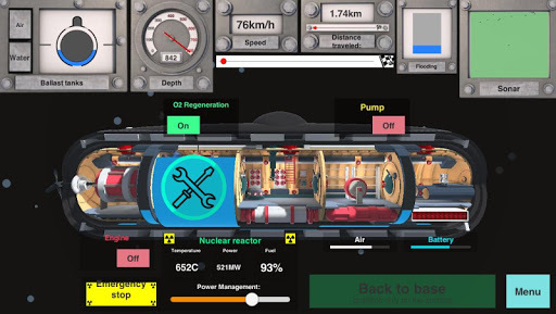 Nuclear Submarine inc for PC screenshot 2