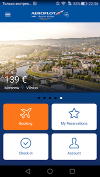Aeroflot ✈ Book a Cheap Flight Ticket Online for PC screenshot 1
