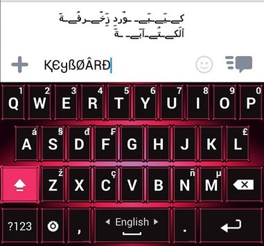 Decoration Text Keyboard for PC screenshot 1