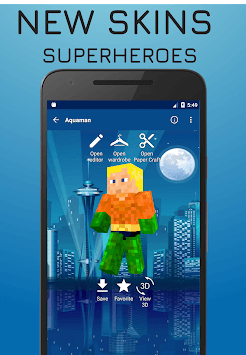 Superhero skins for Minecraft 3D for PC screenshot 1