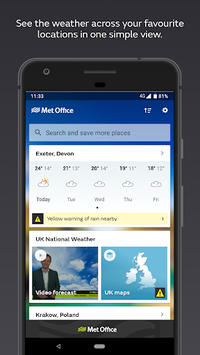 Met Office Weather Forecast for PC screenshot 1