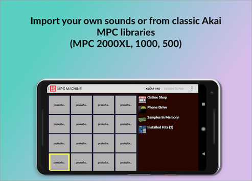 MPC MACHINE DEMO -Sampling Drum Machine Beat Maker for PC screenshot 2